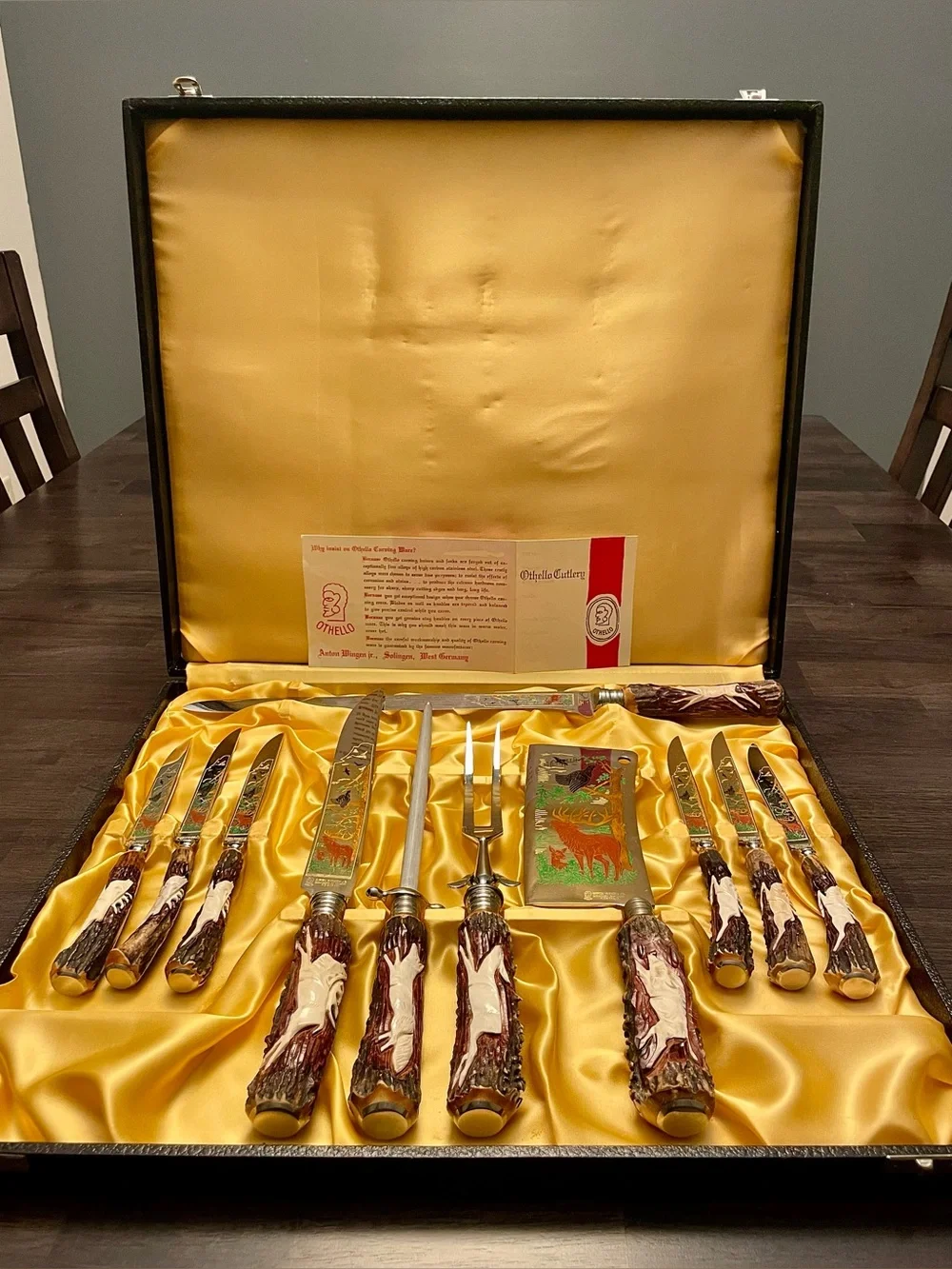 Vintage Othello Cutlery Set | Anton Wingen Jr. Solingen Germany